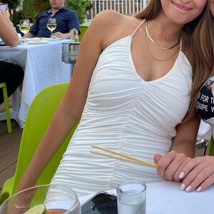 Superdown White Mini Dress